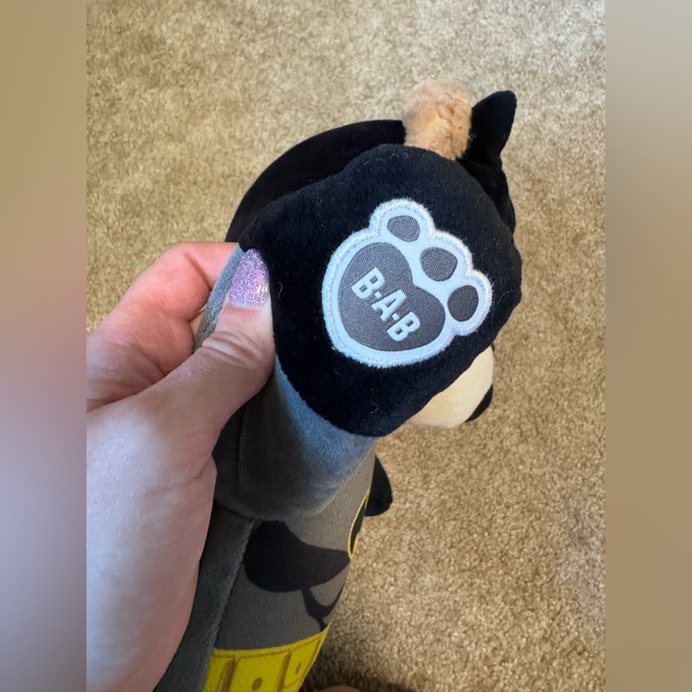 Build a Bear Batman Stuffed Animal - Picture 3 of 3